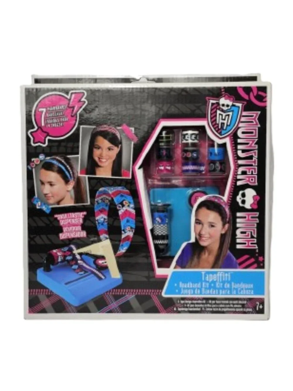 NEW Monster High Tapeffitti 7 Headband Design Your Own Kit with Skulltastic Tape